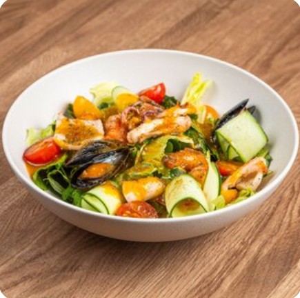 Салат с морепродуктами