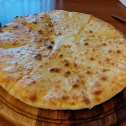 Осетинский пирог с сыром и мясом