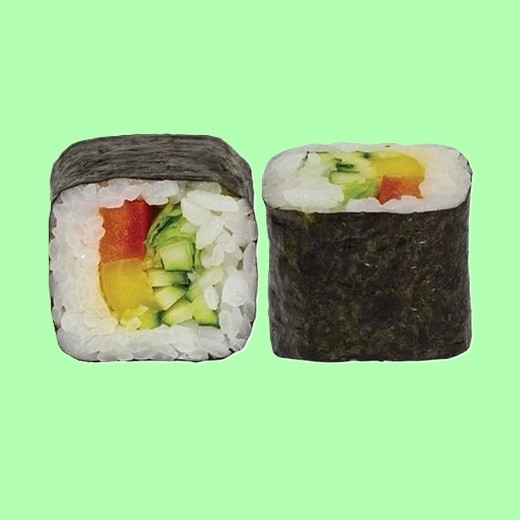 Овощной с такуаном ролл