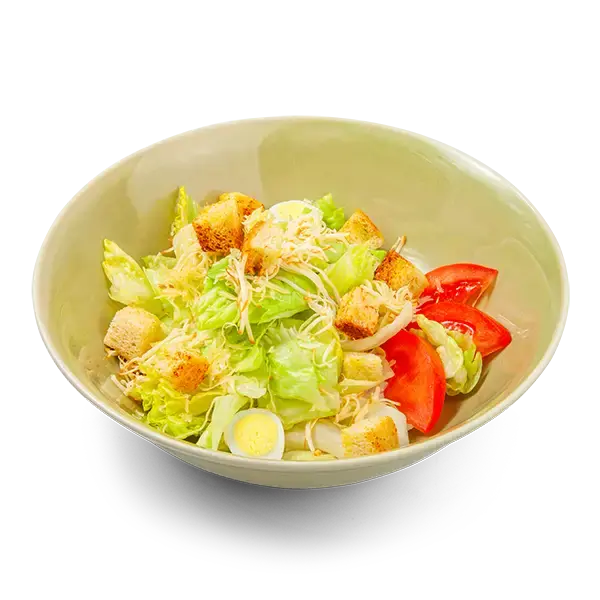 Салат Цезарь с копченым сыром