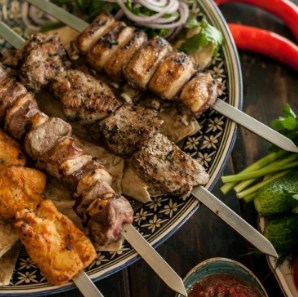 Шашлык из свинины края