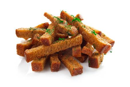 Гренки с чесноком
