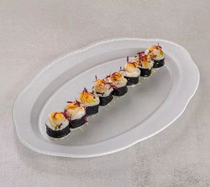 Запечённый ролл курильский гребешок