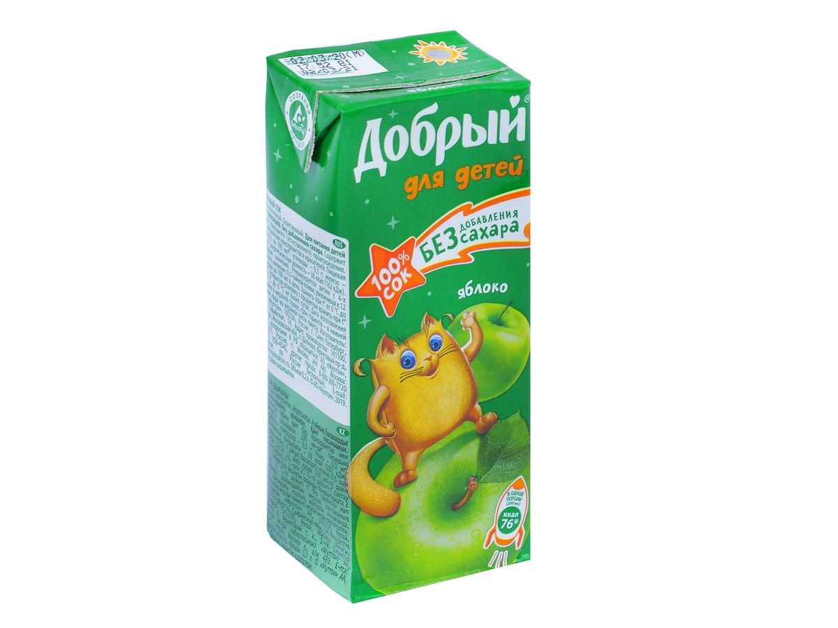Сок Добрый Яблоко-персик S