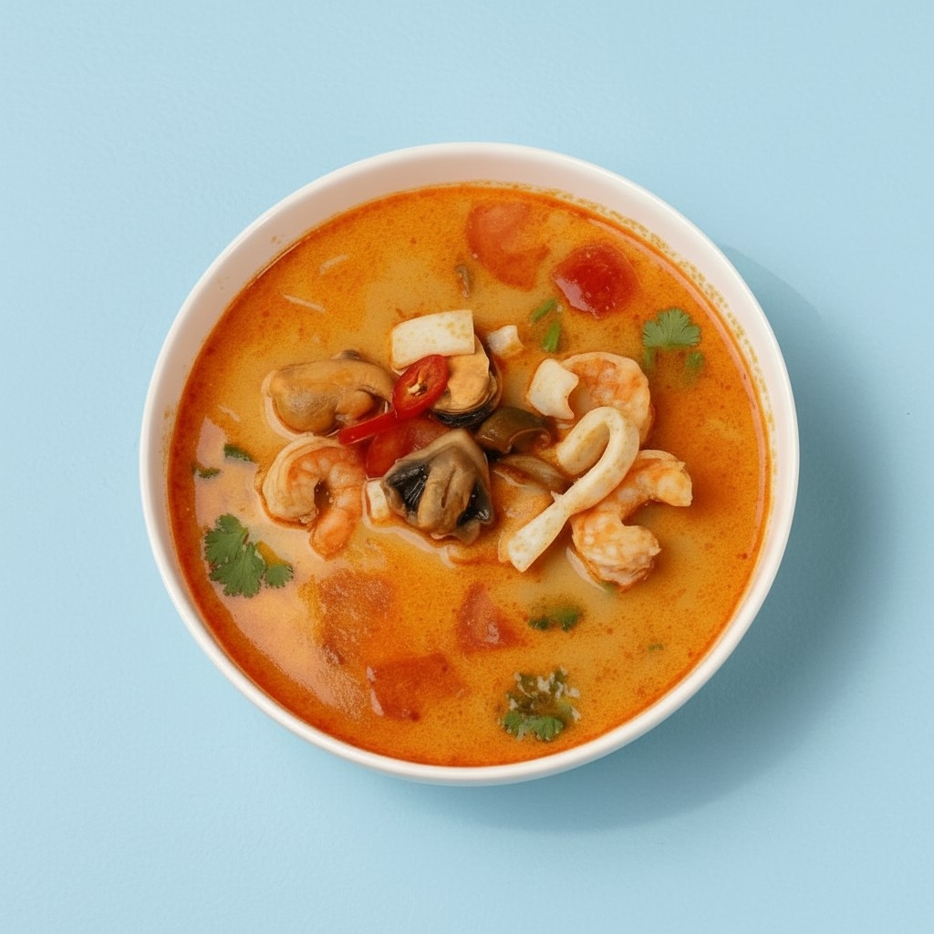 Том-ям с морепродуктами