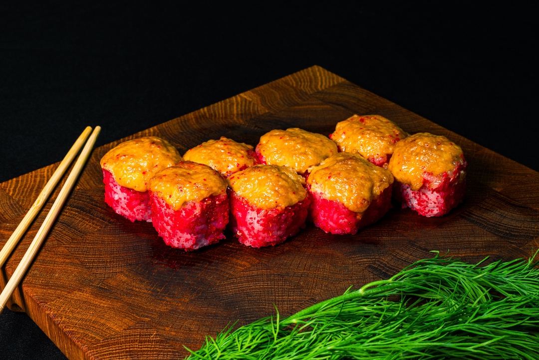 Запеченный с курицей