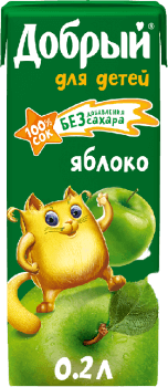 Сок добрый Яблоко 0,2л