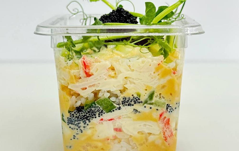 Трайфл с крабом