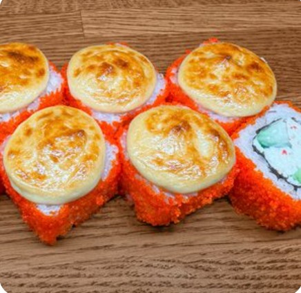 Запеченный ролл Краб