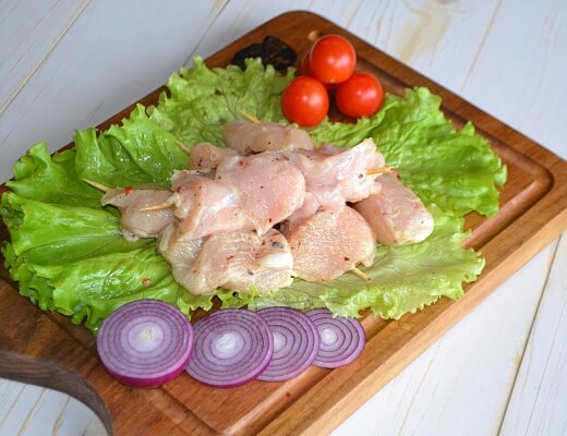 Маринованное мясо из куриного филе. П/ф