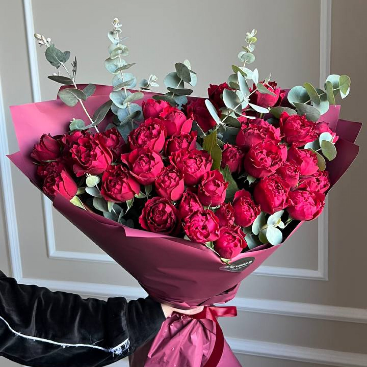 Моно букет из кустовых роз 29 (предзаказ)