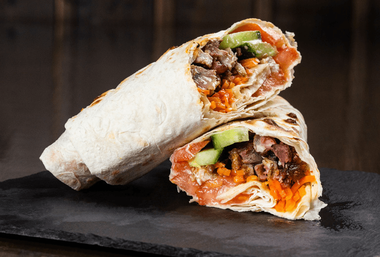 Данар в лаваше по-корейски острый