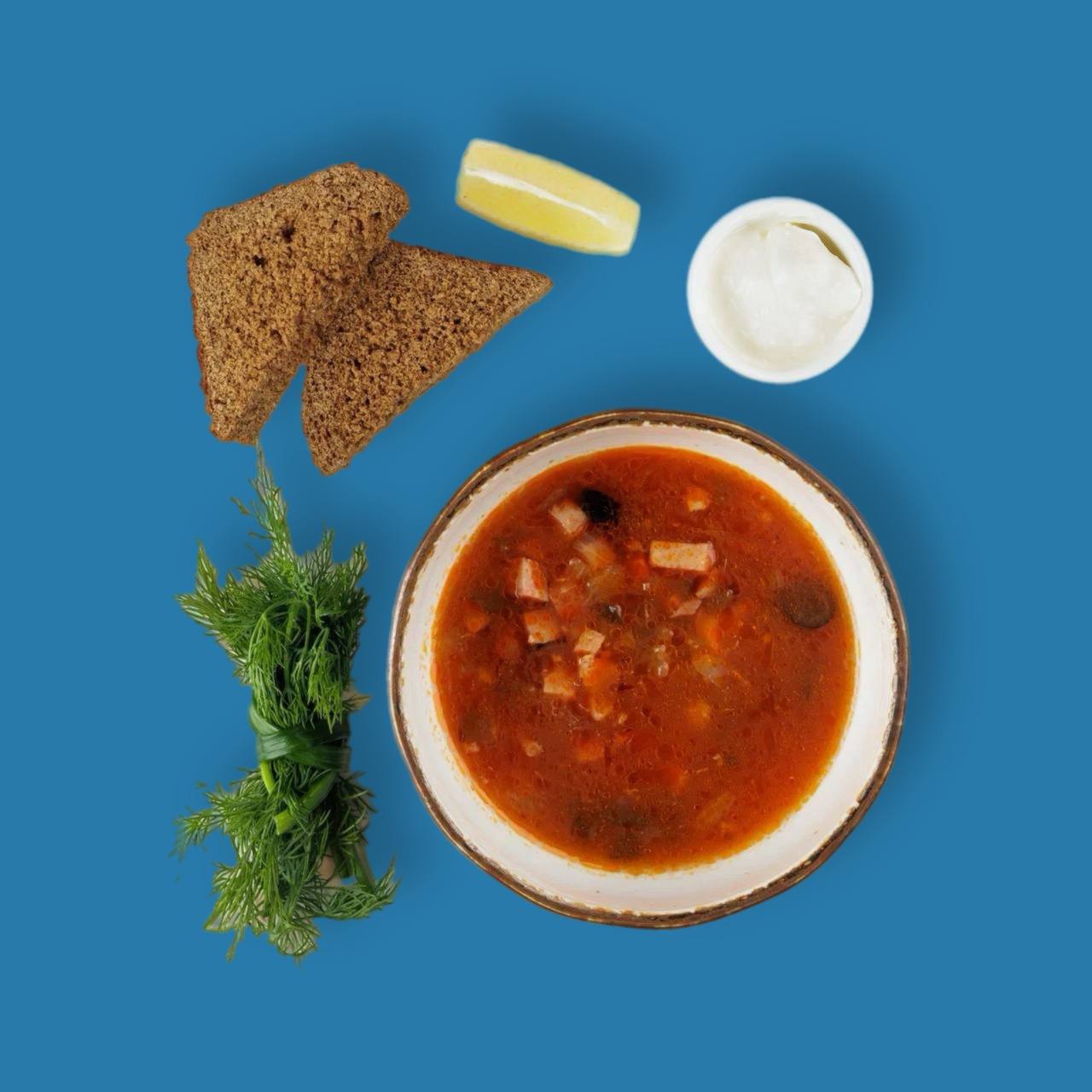 Мясная солянка