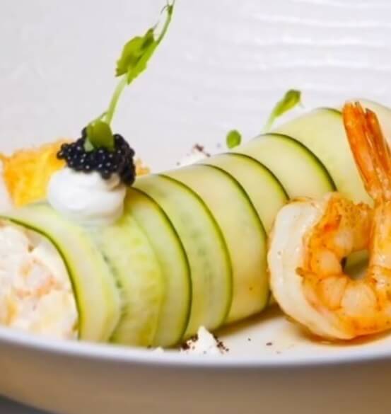 Салат Оливье с креветками, 250 гр.