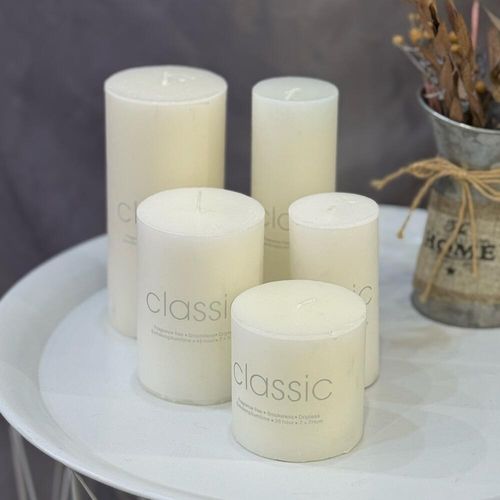 Набор восковых свечей, 5 штук