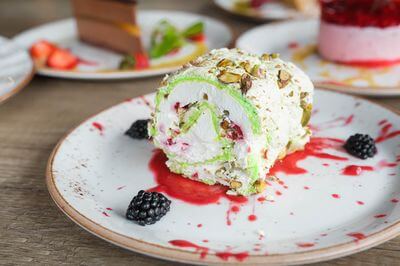 Фисташковый рулет