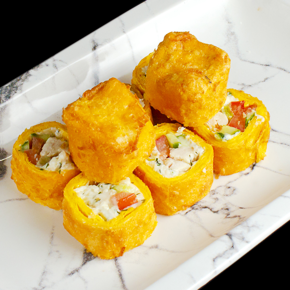 Тортилья с курочкой (темпура)