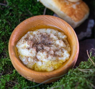 Потхэ с лепешкой чалбах