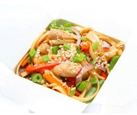 WOK лапша Удон с овощами