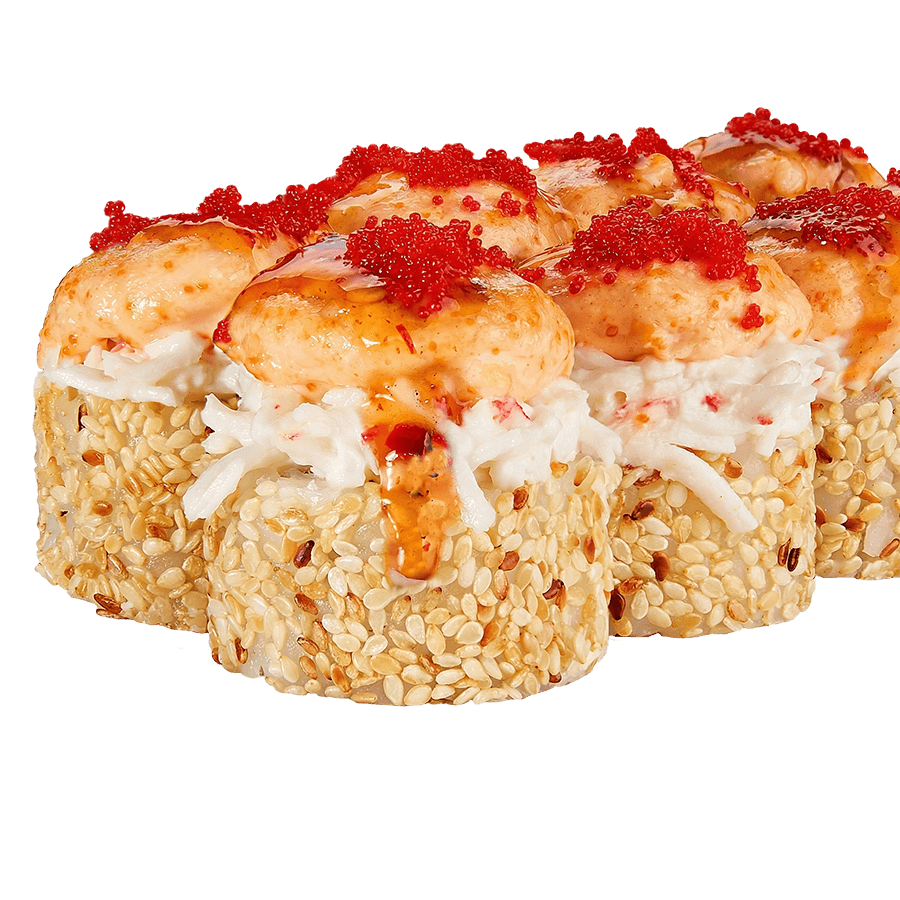 Запеченный тартар с крабом