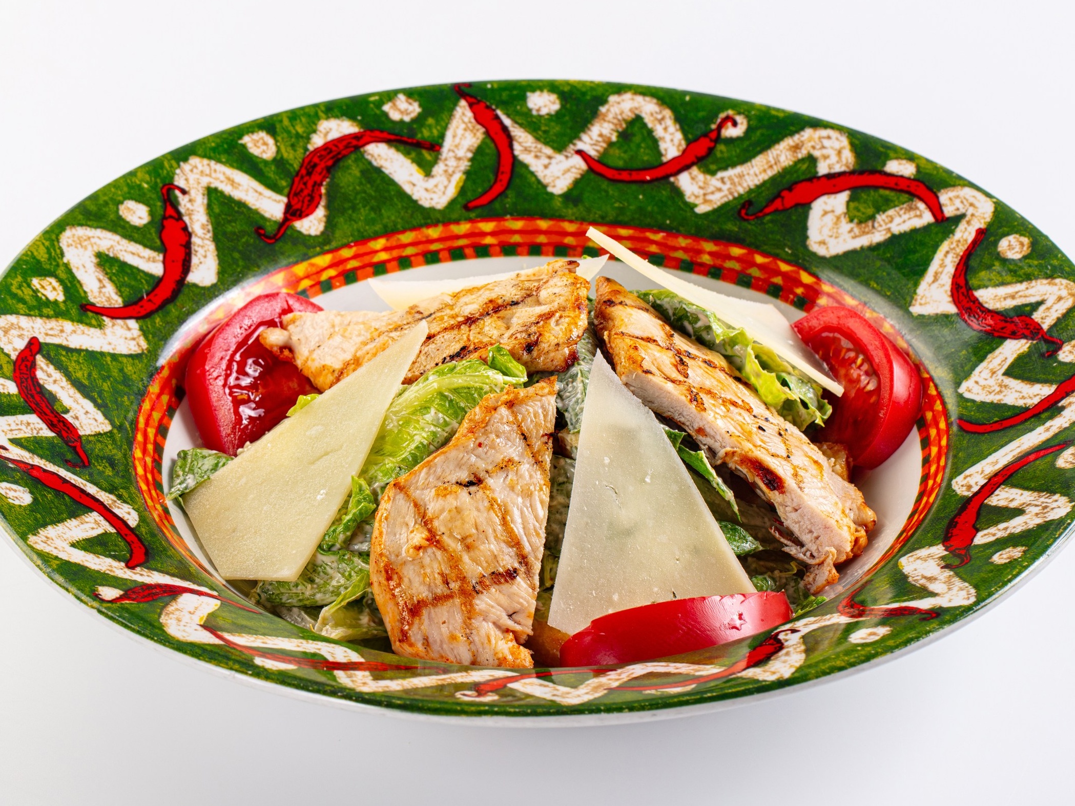 Салат Цезарь с куриной грудкой