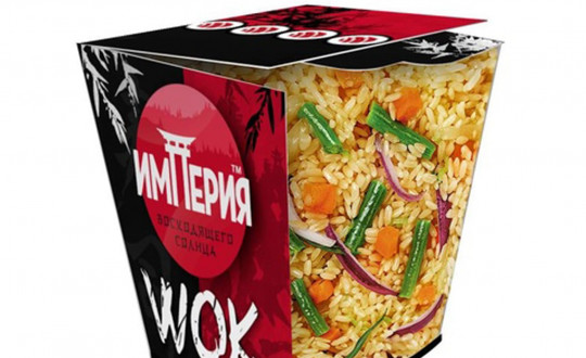 Коробочка wok Рис с Лососем 350 гр