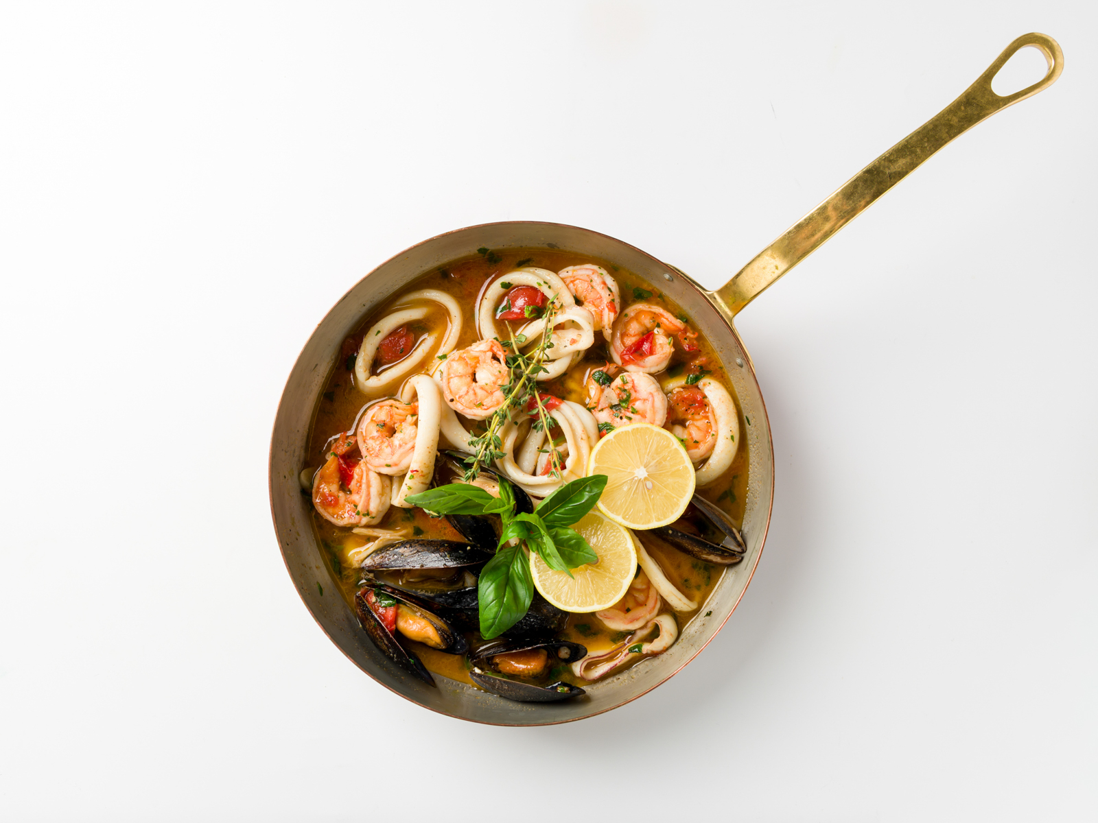 Соте с морепродуктами