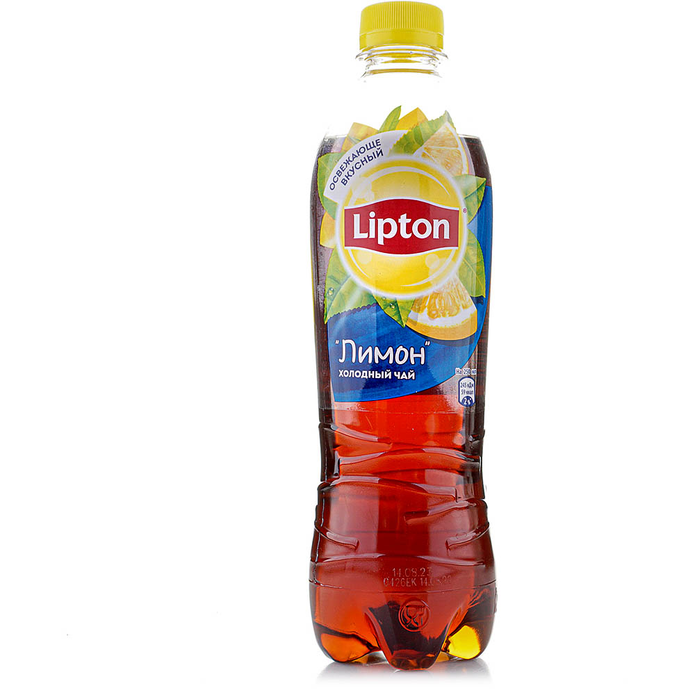 Lipton холодный черный чай с лимоном