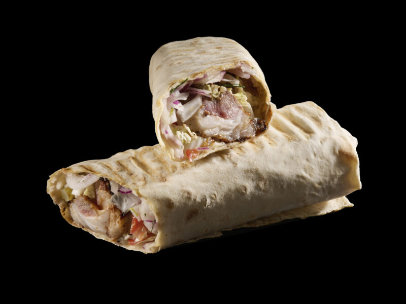 Шашлык из баранины в лаваше