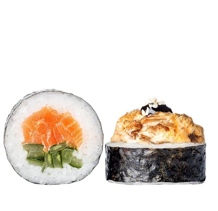 Ролл Запеченный грибной дождь: 5шт.