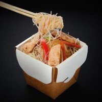 Фунчоза с курицей в Сливочном соусе 390г
