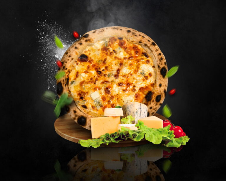 Пицца шесть сыров