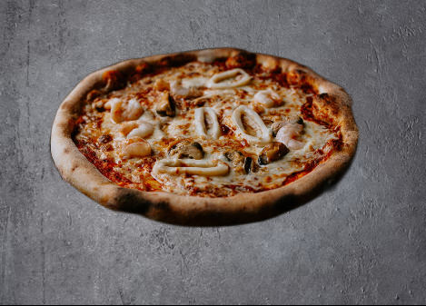 С морепродуктами и соусом «Биск»