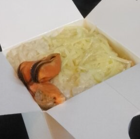 Паста Морская с мидиями с рисом