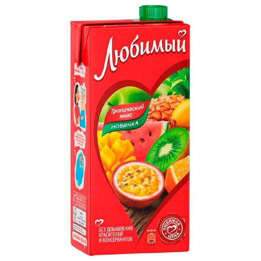 Сок Любимый Тропический микс 1 л
