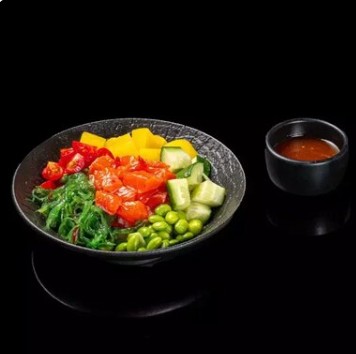 Поке с лососем