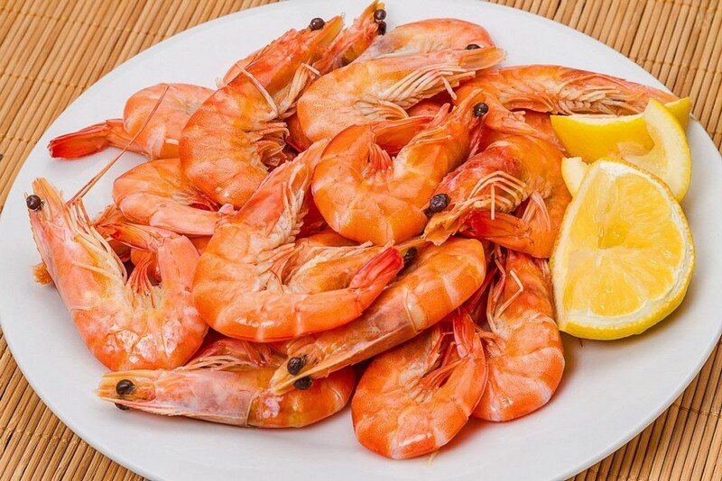 Креветки королевские вареные
