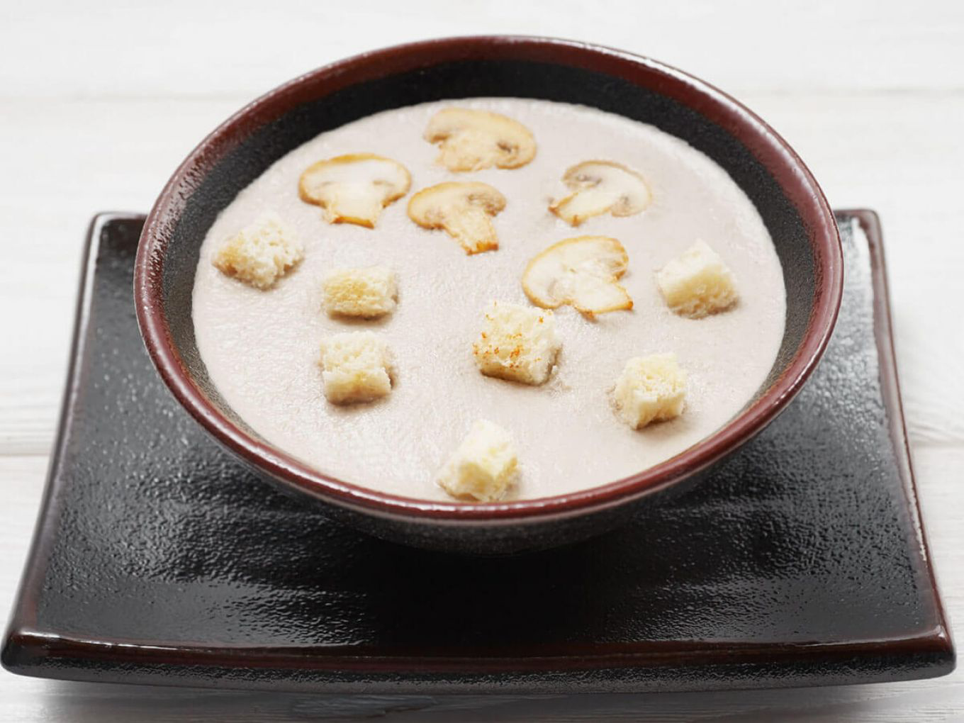 Суп крем грибной