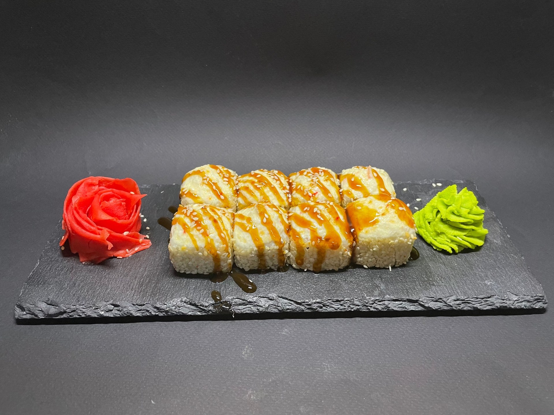 С курицей под крабовой шапкой