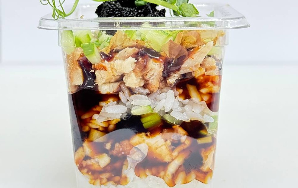 Трайфл с угрём