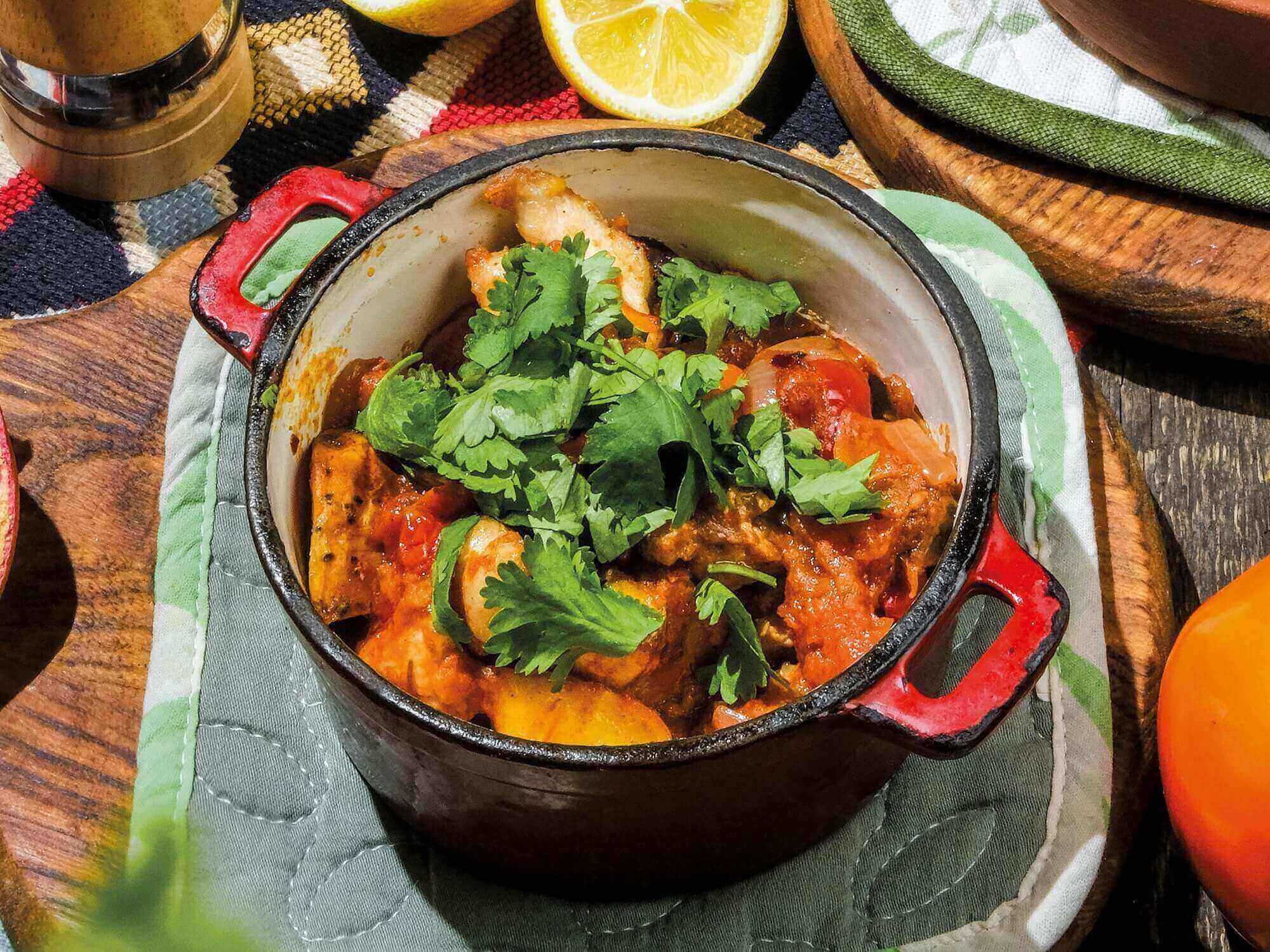 Чанахи с курицей