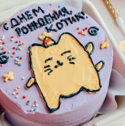 Бенто-торт Котик