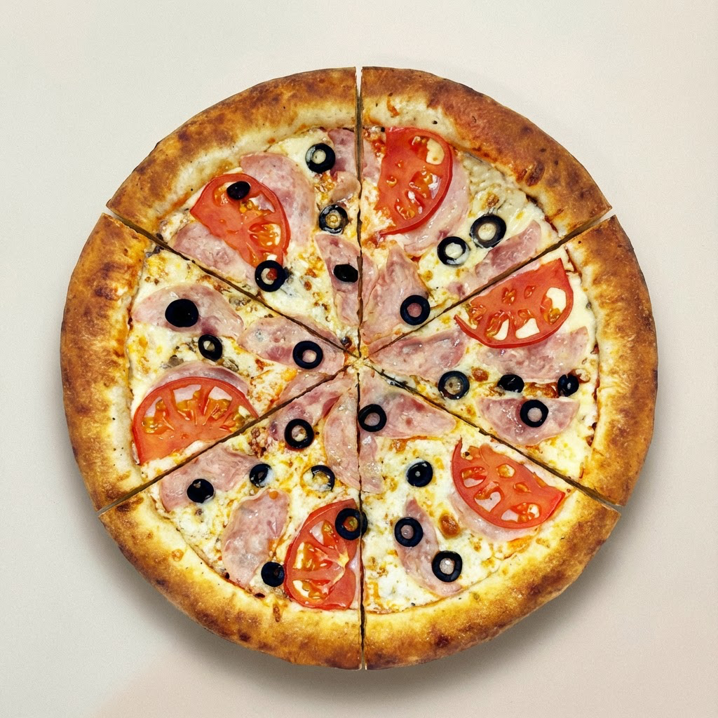 Ветчина грибы 30 см.