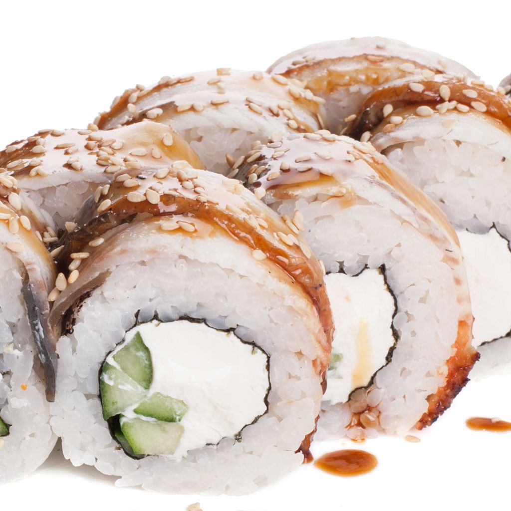 Ролл Филадельфия с угрём