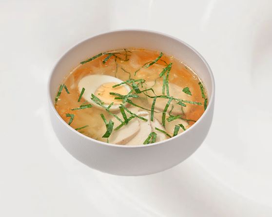 Легкий куриный бульон с орзо