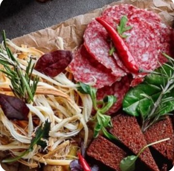 Ассорти к пиву с чоризо и копченым сыром