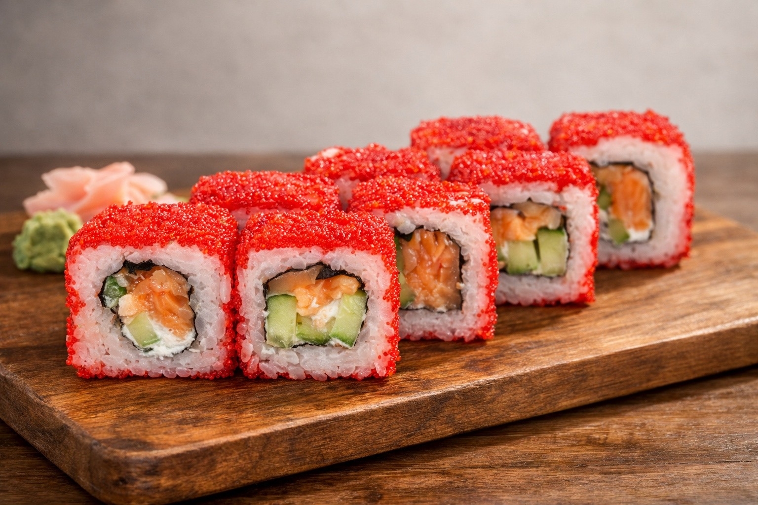 Калифорния с лососем