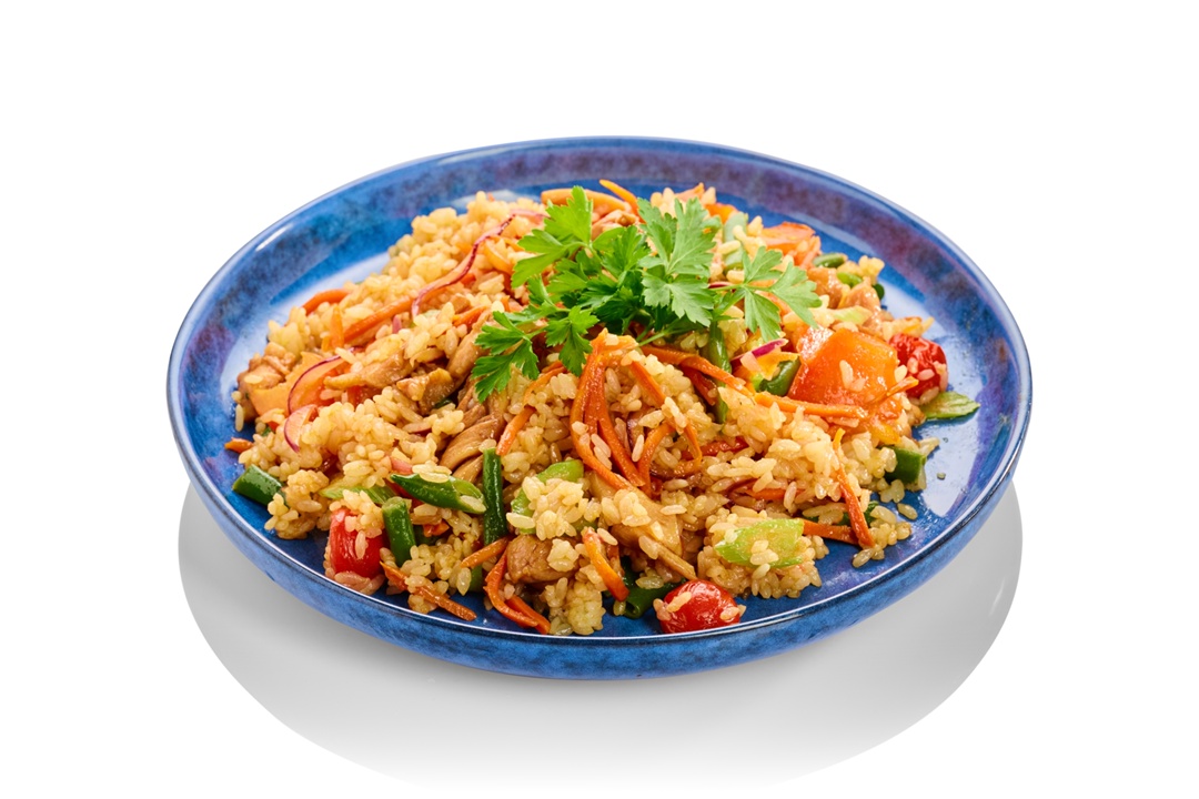 Тяхан с курицей