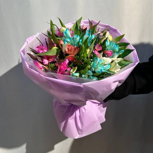 Букет из Альстромерий «Красочный»