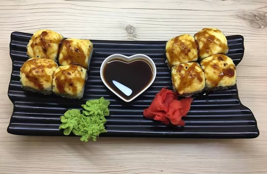 Запеченный окунь